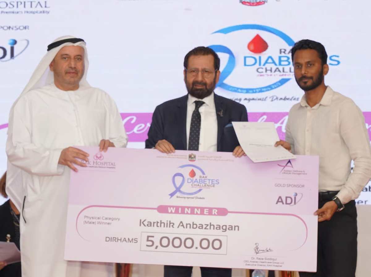 Indian salesman in Dubai wins RAK Diabetes Challenge.