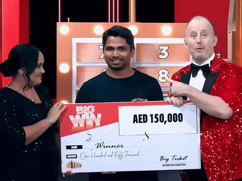 Kerala Expat Ijas Yunus Wins Dh150,000 in Abu Dhabi Big Ticket ‘Big Win’ Contest.