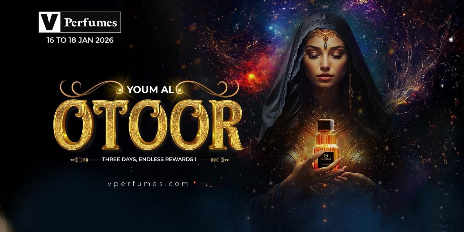 Youm Al-Otoor Returns: 3 Days of Fragrance Deals at V Perfumes