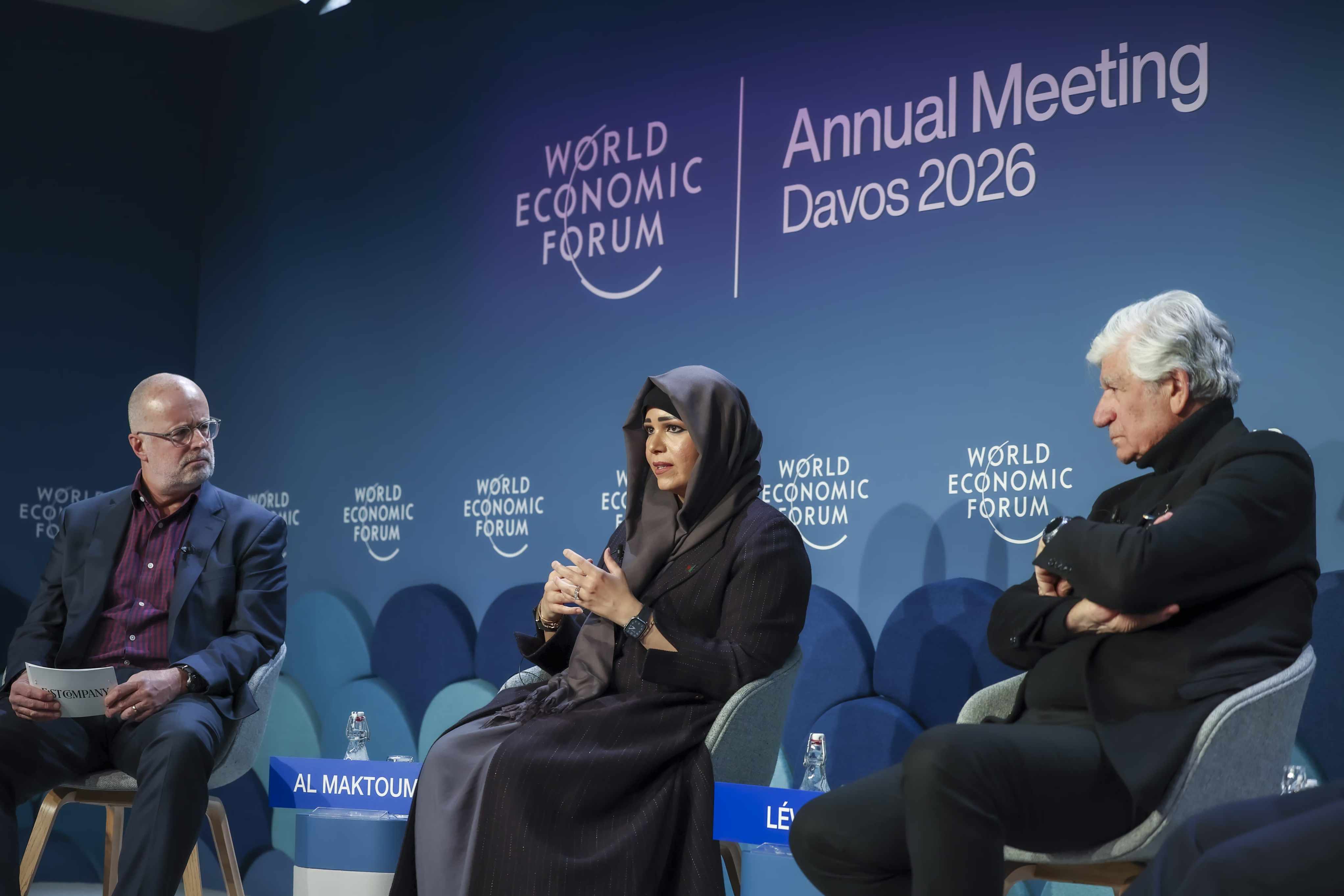 Sheikha Latifa bint Mohammed Participates in WEF 2026 Panel in Davos