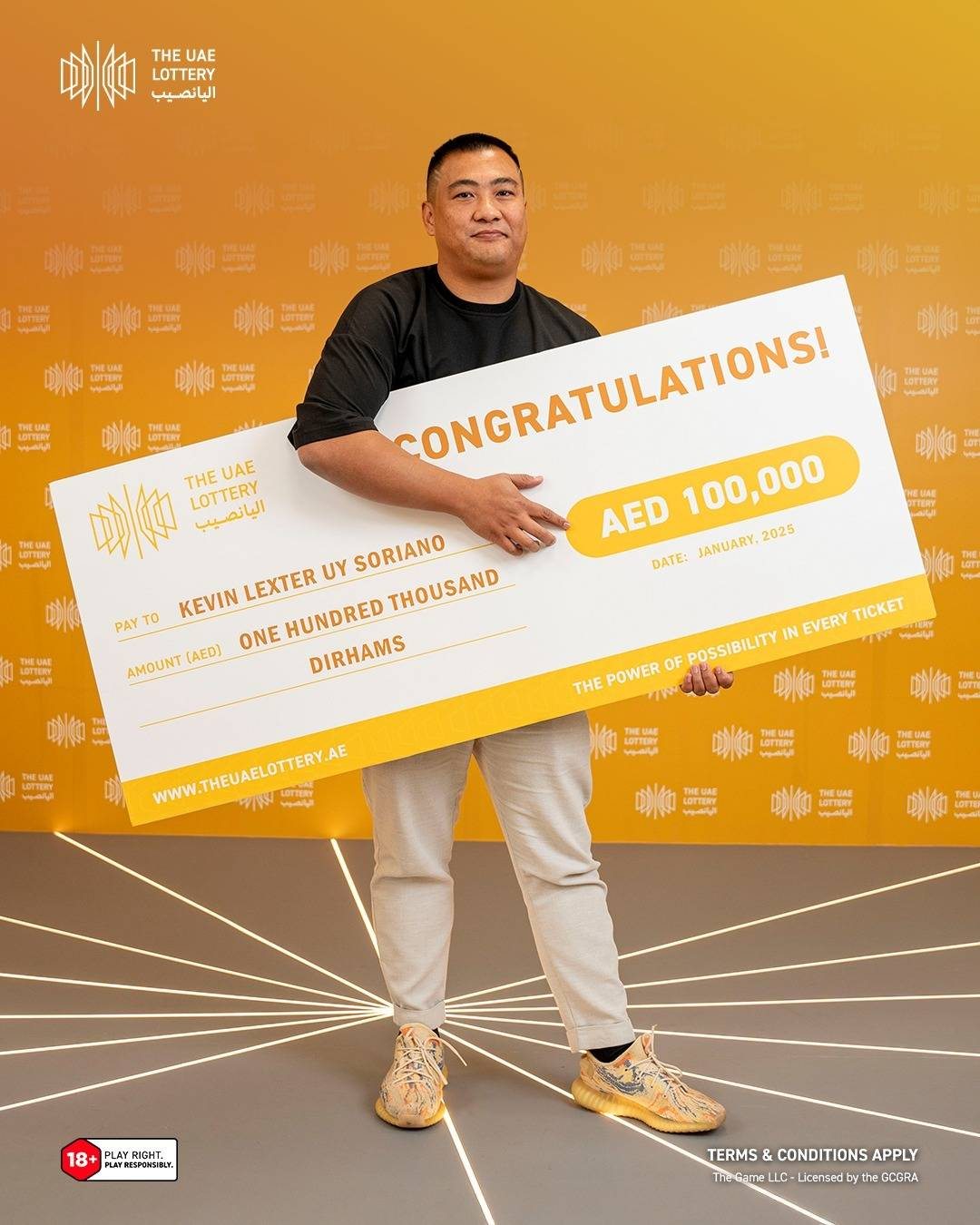 Filipino expat wins Dh100,000 on first try, just as mother falls ill back home