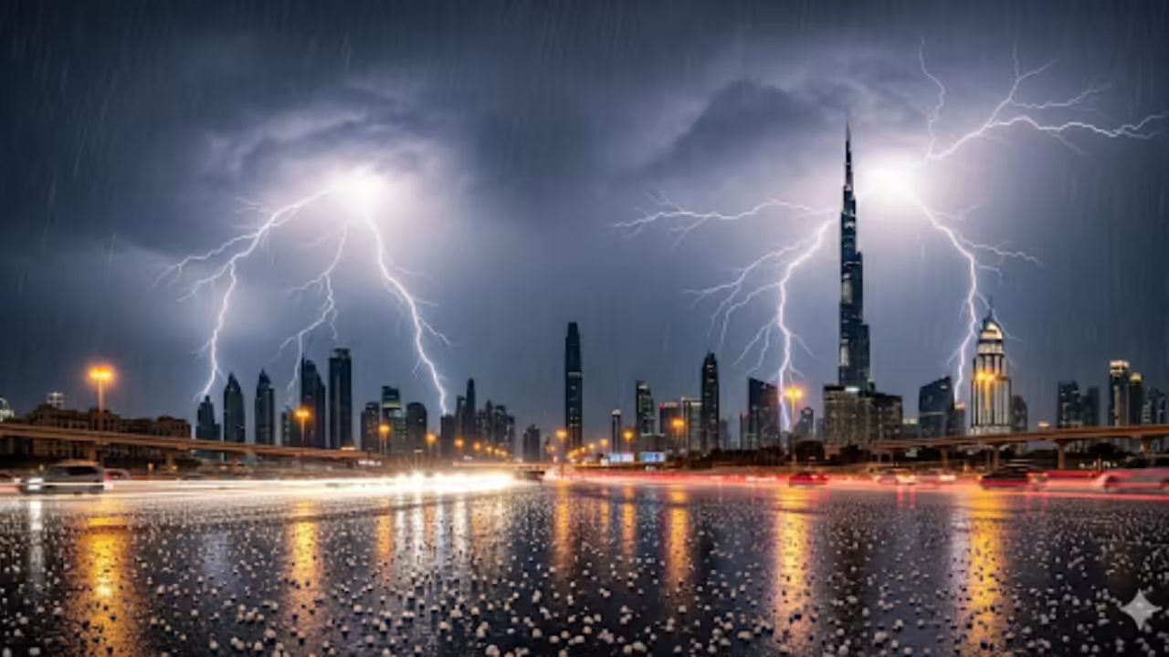 Rain, fog and waterfalls: Winter weather sweeps parts of the UAE
